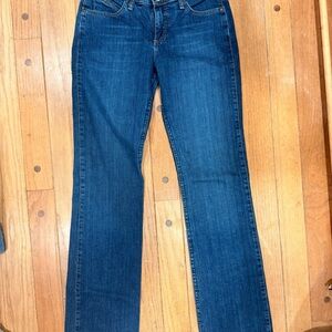 Wrangler Women's Straight Leg Jeans in Deep Blue